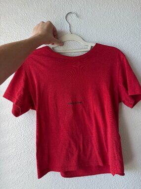 Saint Laurent Script Logo T-Shirt (XS)